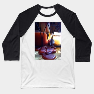 Melted Candle Wax Baseball T-Shirt